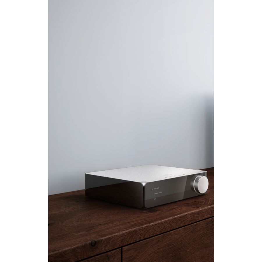 All your music in high fidelity sound. Wirelessly.