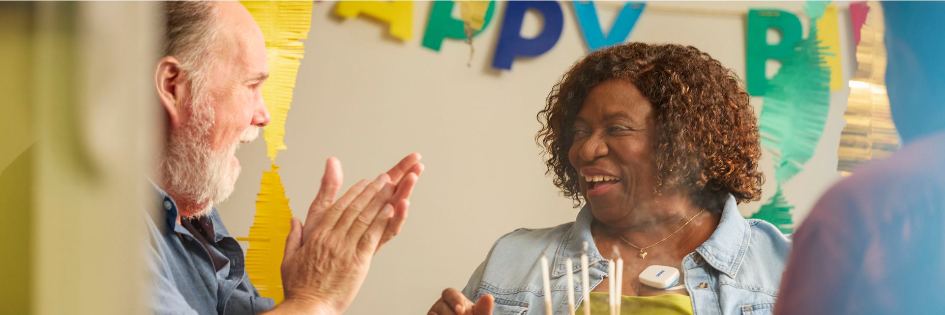 Patient at home with extended holter