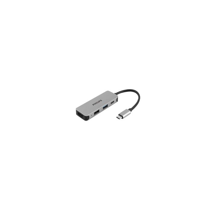 USB-C 集线器扩展到 4 端口迷你集线器。