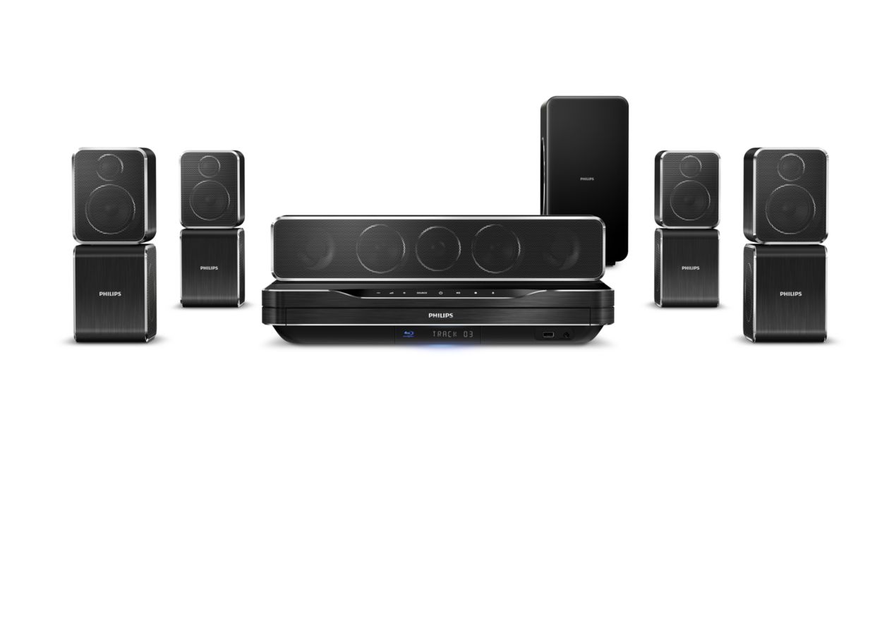 Philips hi fi 5.1 multimedia best sale home theatre