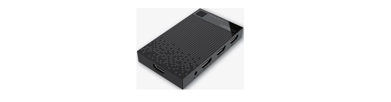 HDMI 开关盒，带 3 输入到 1 输出。