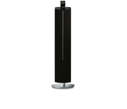 Enjoy iPod music out loud with speaker tower