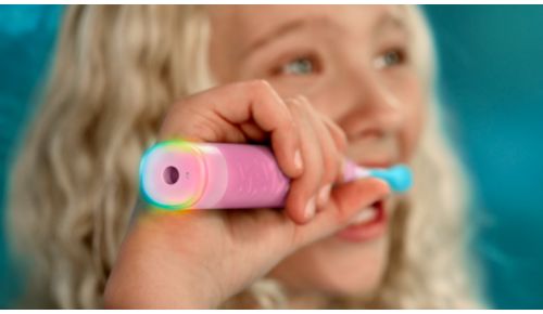 Light and sound guide your child's brushing