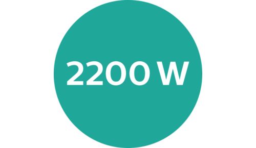 Professionelle Leistung von 2200 W für ein perfektes Ergebnis wie vom Friseur