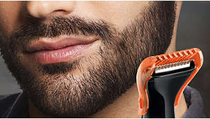 Mantenha a sua barba com o seu comprimento preferido com 3 pentes de precisão