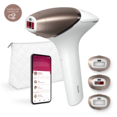 Bild von Philips Lumea IPL 9000 Series - IPL Haarentfernungsgerät mit SenseIQ - BRI955/00