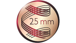 25-милиметров цилиндър за естествени къдрици