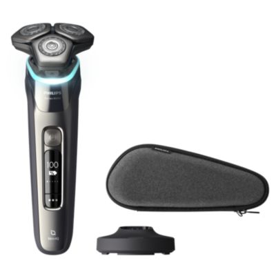 Bild von Philips Shaver series 9000 - Elektrischer Nass- und Trockenrasierer mit SkinIQ - S9974/35