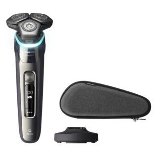 Shaver series 9000 Elektrisk shaver til våd og tør barbering med SkinIQ