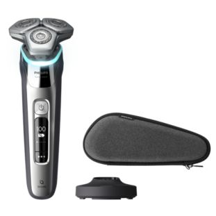 Shaver series 9000 Kunnostettu sähköparranajokone märkä- ja kuiva-ajoon