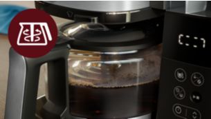 All-in-1 Brew Filterkaffeemaschine mit | Mahlwerk integriertem Philips HD7888/01