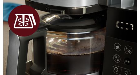 | built-in coffee All-in-1 maker Philips with Drip Brew grinder HD7900/50