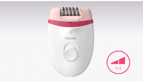 2 velocidades para agarrar desde los vellos más gruesos hasta los más finos