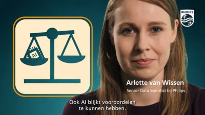 Arlette van Wissen talks about biases in AI