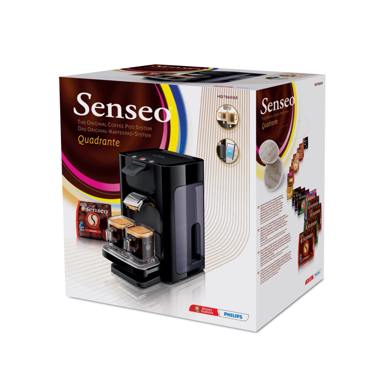 CAFETERA EXPRESS PHILIPS SENSEO HD786063 QUADRANTE