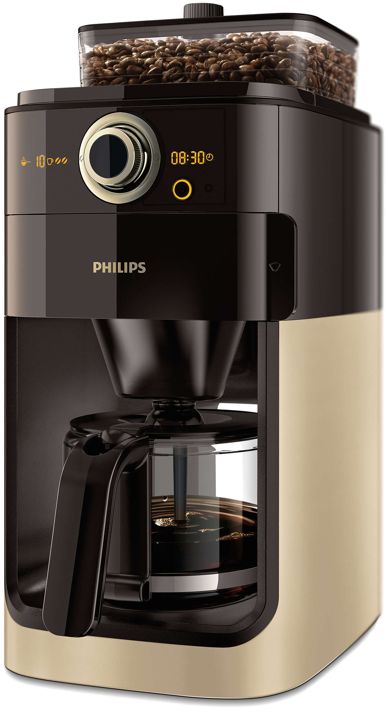 Geneeskunde Cadeau te binden Grind & Brew Koffiezetapparaat HD7768/90 | Philips