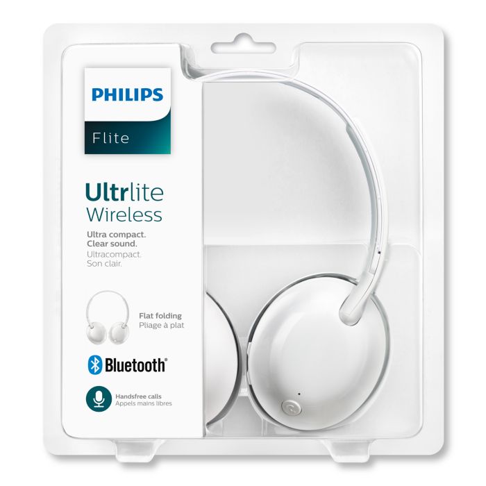 Flite Wireless Bluetooth headphones SHB4405WT 00 Philips