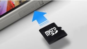 microSD card slot for expanded memory of up to 32 GB