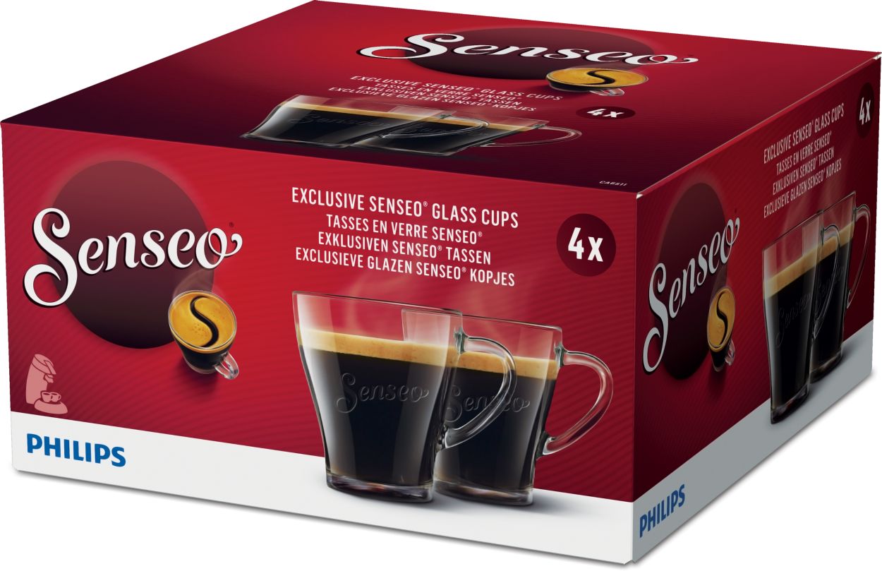 Handig januari Vrijgevigheid Glazen koffiekopjes CA6511/00 | SENSEO®