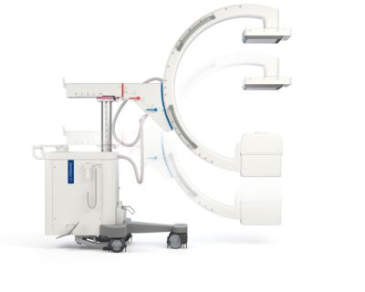 Imagen del producto: Soporte de brazo en C Zenition 10 para movimiento vertical