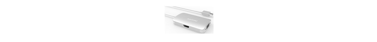 USB-DP 扩展到 2 视频端口。