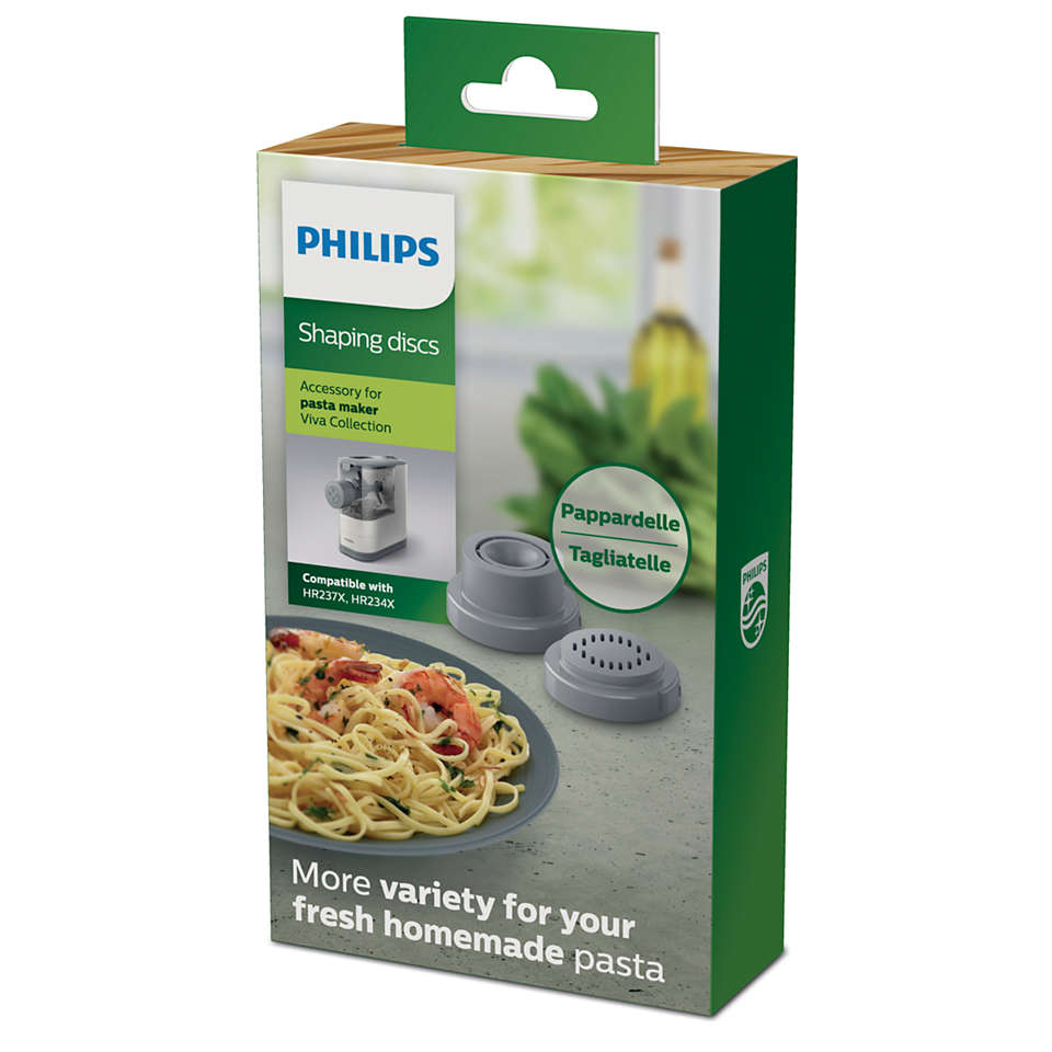 Phillips Pasta Shaping Discs New Pappardelle Tagliatelle HR237X HR234X 
