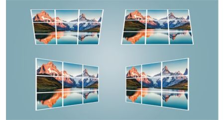 Différentes corrections de l'image