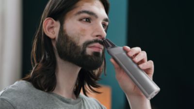 Trim ear and nose hair easily and comfortably