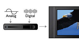 Sintonizzatore TV ibrido per la ricezione TV analogica o digitale