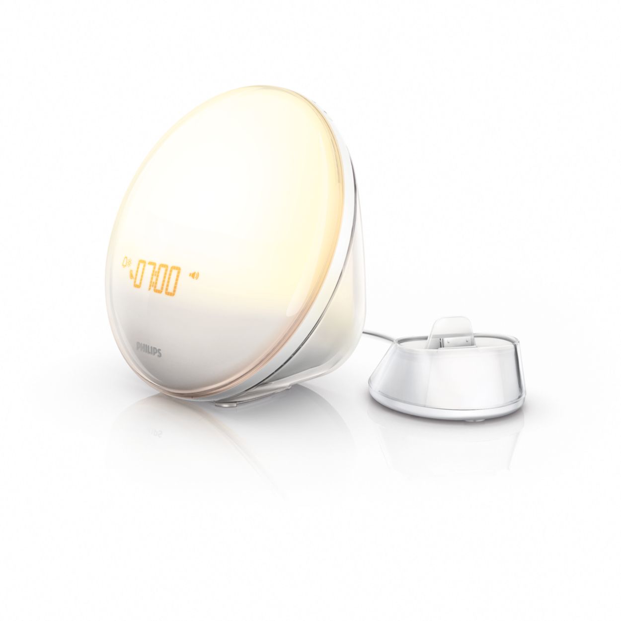 Philips Wake-up Light with Colored Sunrise, Sunset Simulation and New  PowerBackUp+ Feature, HF3520/60 