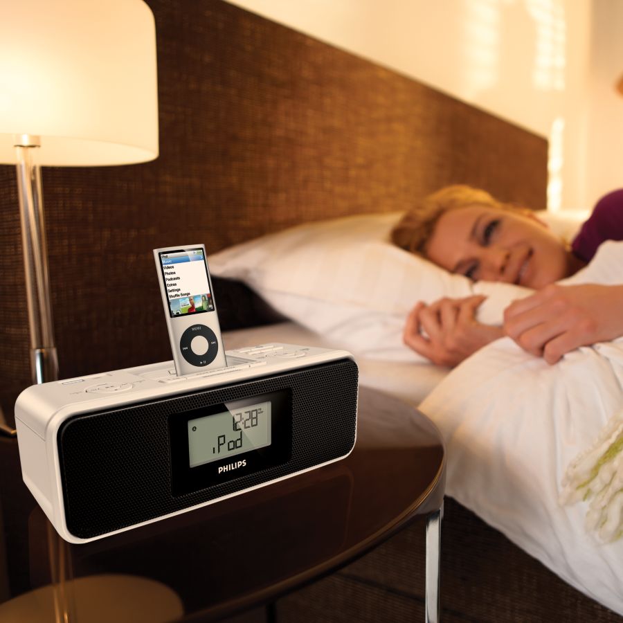 Wake up to your iPod music