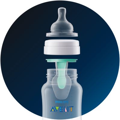 Philips AVENT  Biberons anti-coliques avec évent AirFree - Boîte Plumme