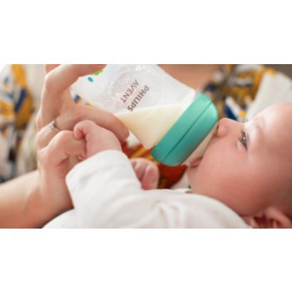 Supports baby's individual drinking rhythm
