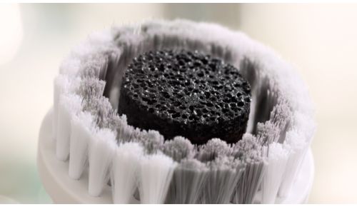 Bis zu 100 % der Schmutzpartikel werden von der Haut entfernt