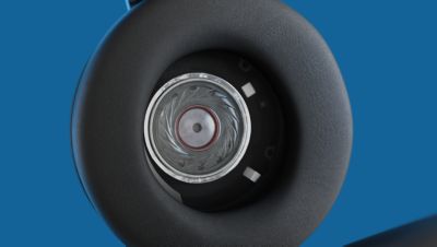 Rounded over-ear design. Sleek looks, superb sound