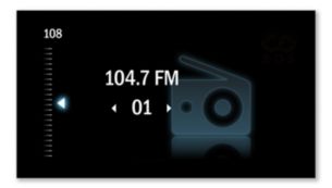 Tuner FM numérique pour des stations présélectionnées