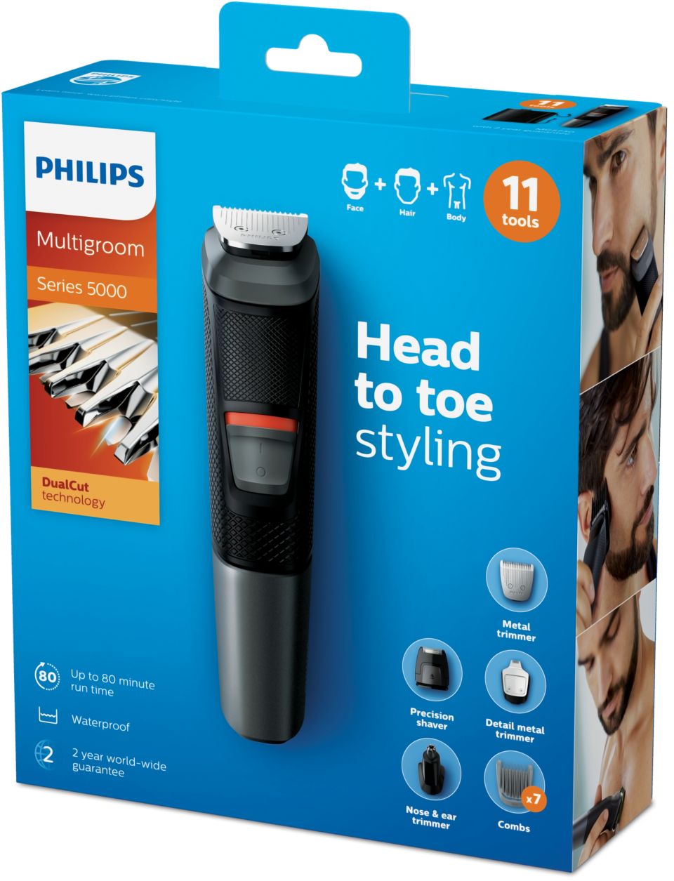 Multigroom series 5000 11-in-1, Face, Hair and Body MG5730