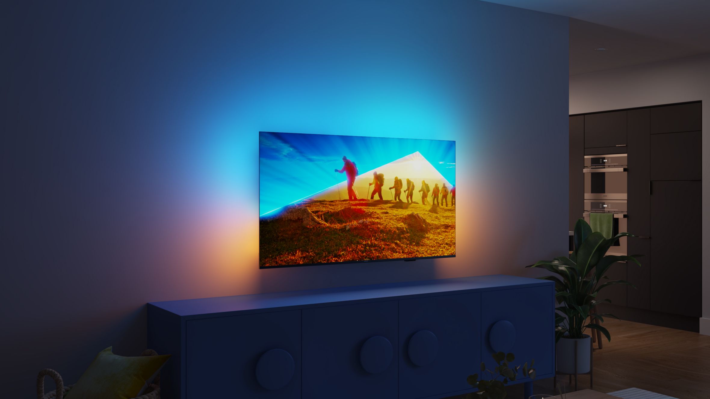 Swivel stand and adjustable stand width