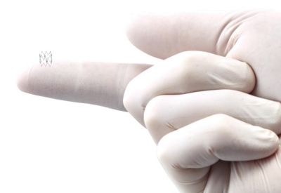 Intact vascular s-tack implant device close-up
