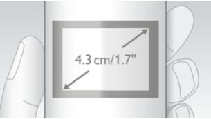 Kolorowy wyświetlacz TFT 4,3 cm (1,7") o wysokim kontraście