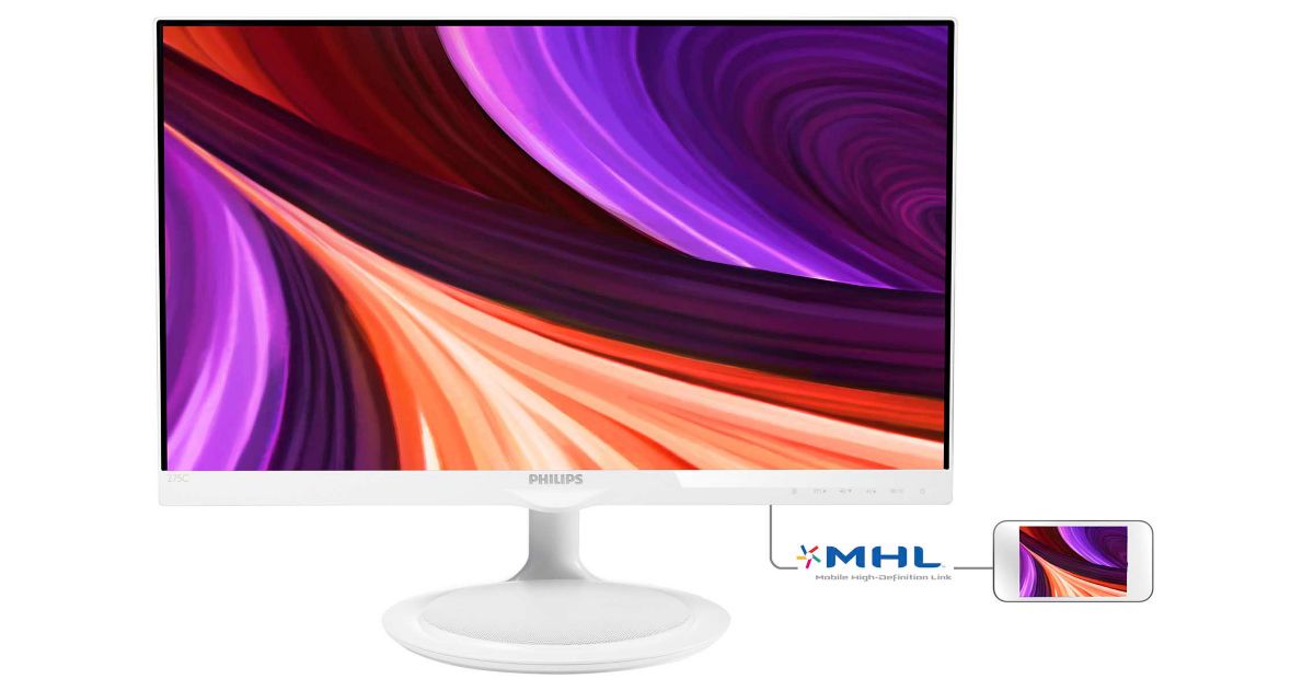 Brilliance LED-backlit LCD monitor 275C5QHAW/01 | Philips