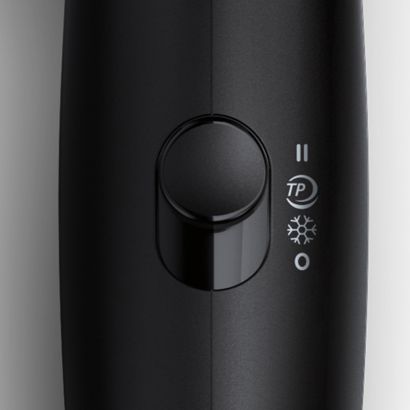 Powerful drying with a pleasant* sound on the go