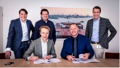 Zakelijke bijeenkomst ondertekening overeenkomst