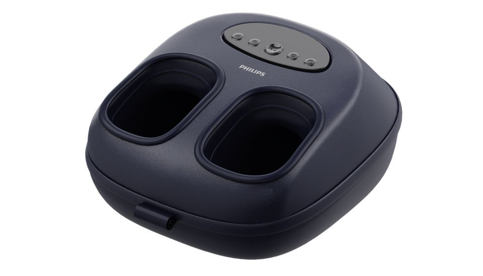 Massaggiatore piedi con digitopressione e compressione riscaldata