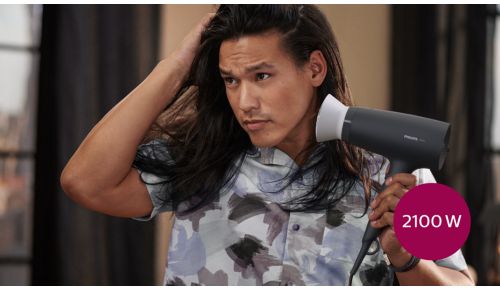 Secado potente con 2100 W