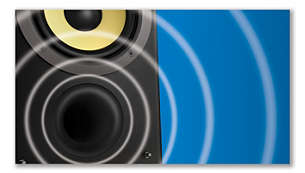 2-Way Bass Reflex Speaker System for powerful sound