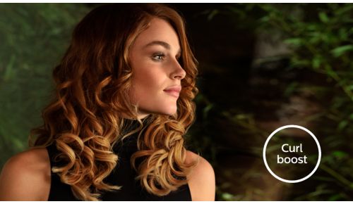 Boost-teknologi til krølning: Fantastisk resultat ved en skånsom temperaturindstilling