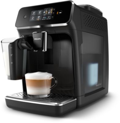 Serie 2300 Solución de leche LatteGo Cafetera Espresso automática, 3  bebidas​ EP2231/40