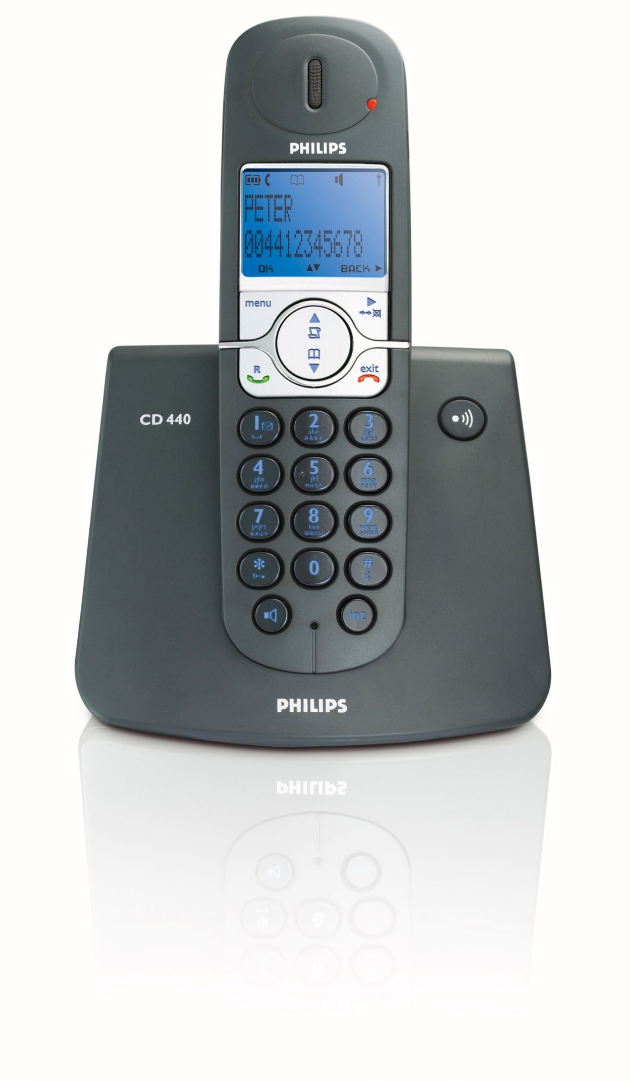 Беспроводной телефон CD4401B/51 | Philips