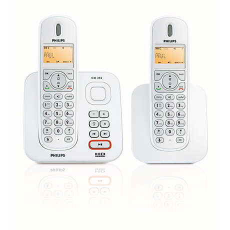 CD2552S/38  Schnurlostelefon mit Anrufbeantworter